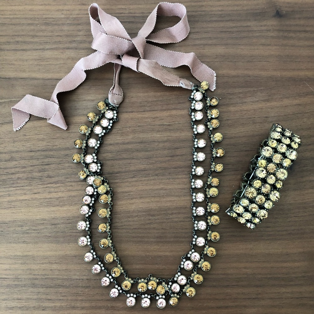 J Crew Necklace and Bracelet set